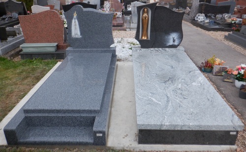 Pierre Tombale grabtafel monument funéraire 35x25 cm 01 Granit poteau ► Souhait Gravure ◄ Cadre 